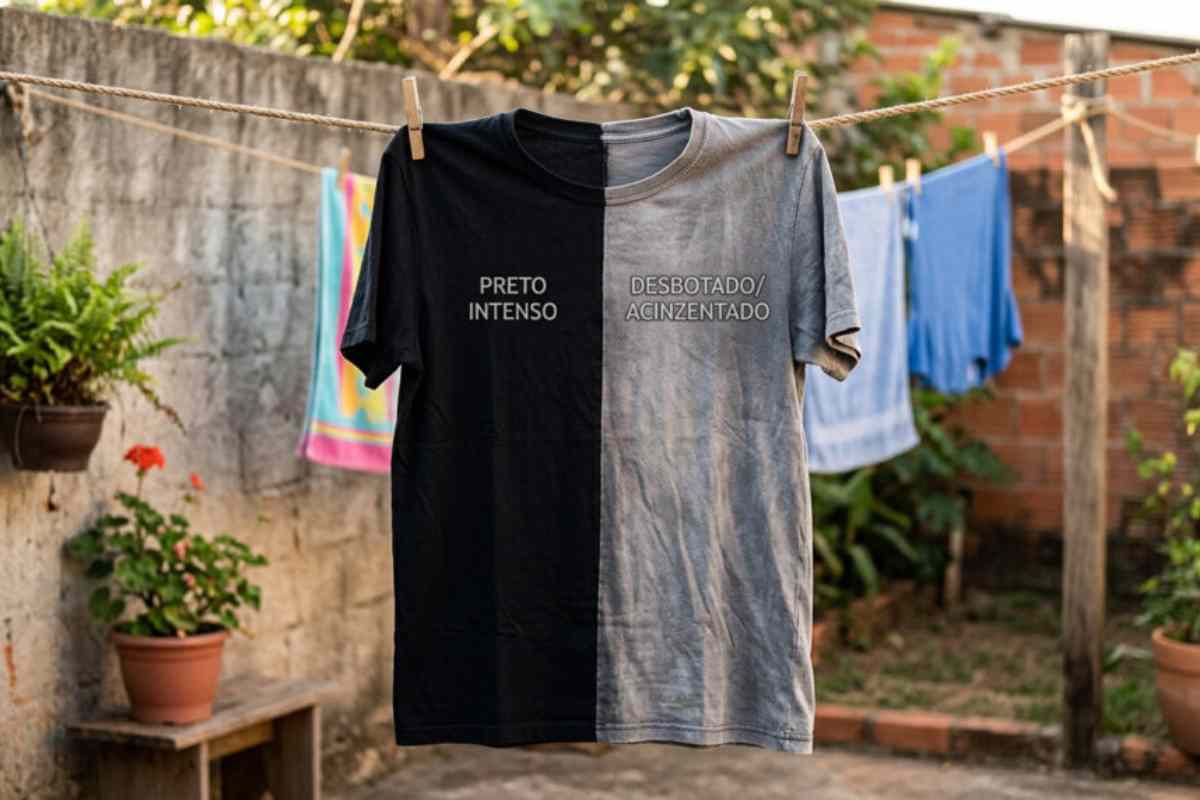 como recuperar cor de roupa preta desbotada