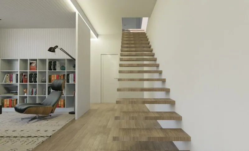tipos de escadas residenciais