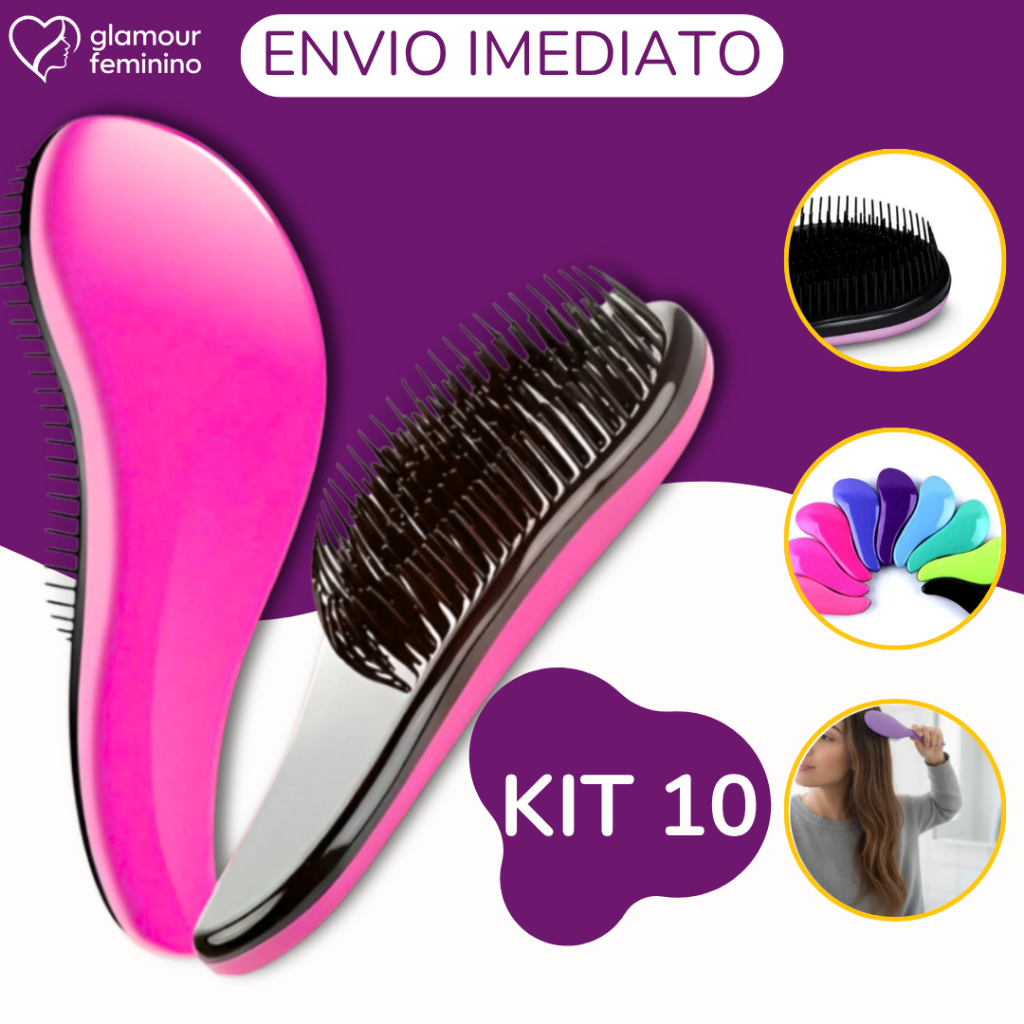 escova anti frizz