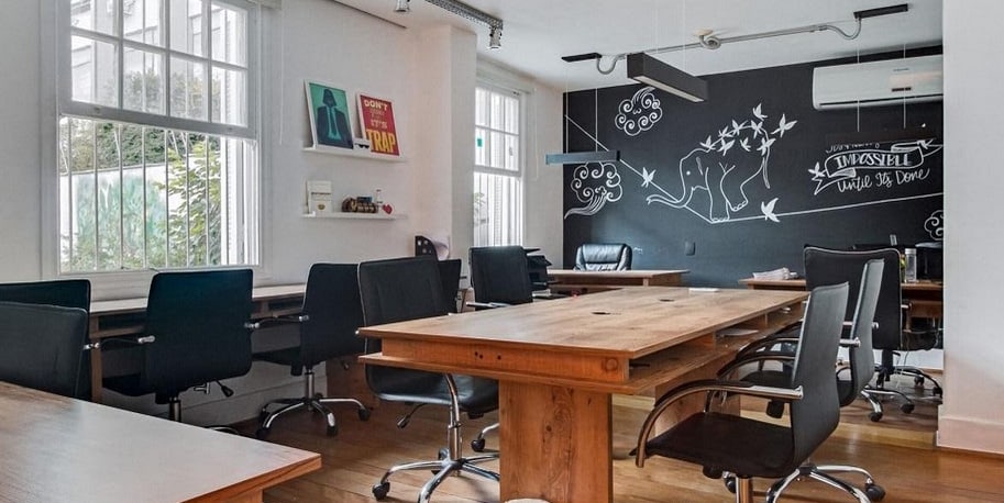 decoração escritório compacto moderno