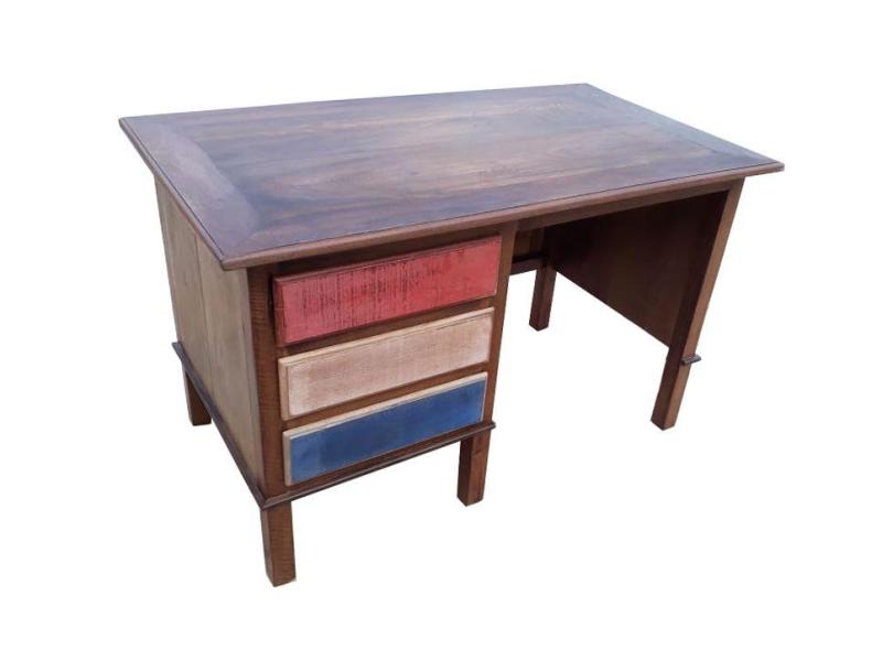mesa de escritório rústica