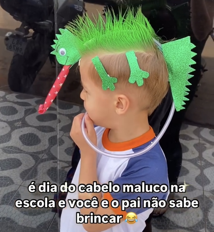 penteados malucos para crianças