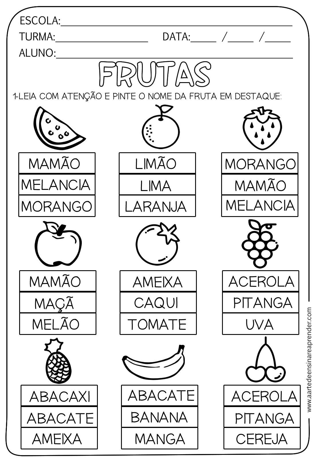 frutas vermelhas com B