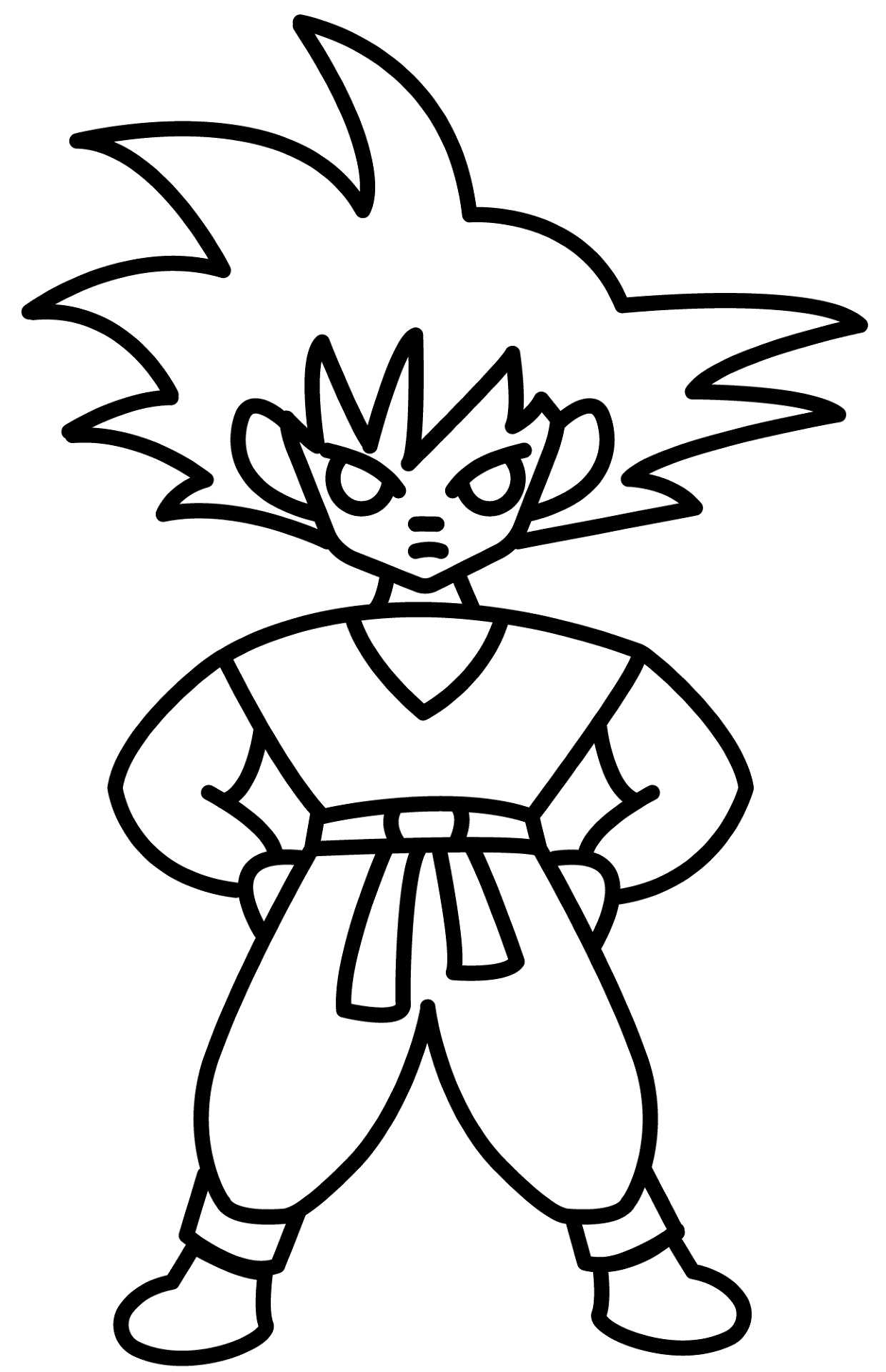 atividade infantil goku