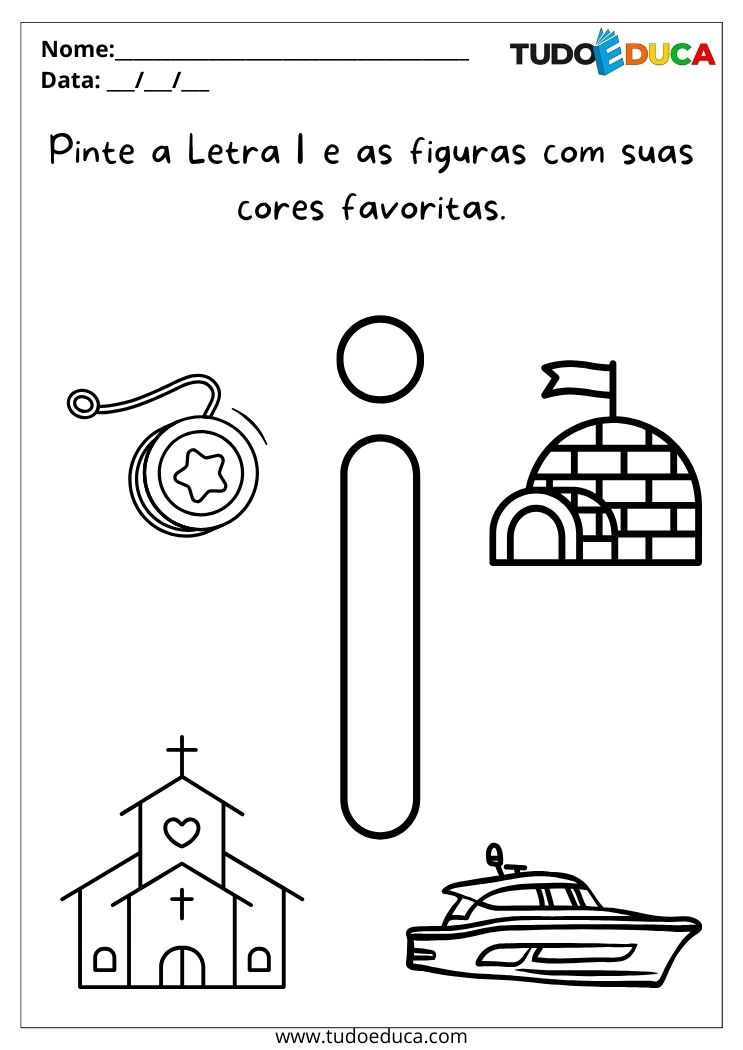 figuras letra P para imprimir