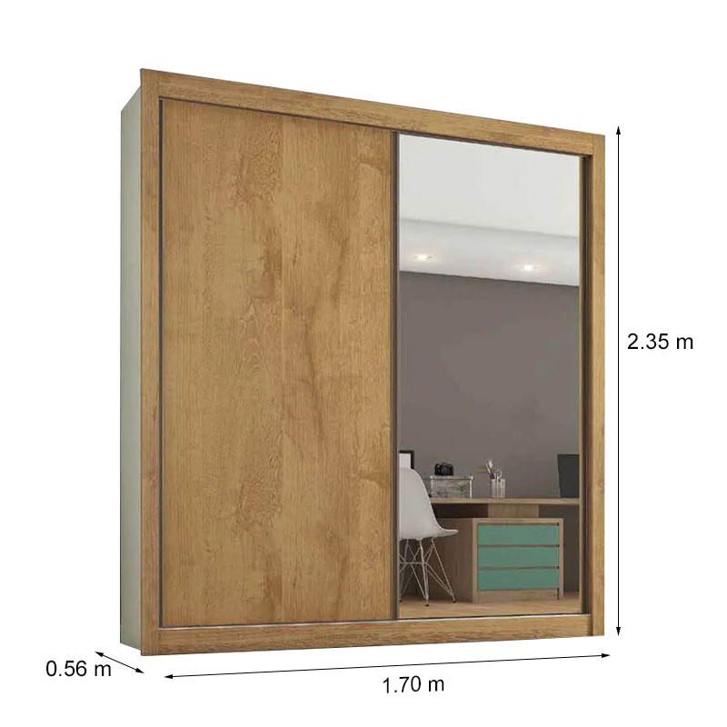 guarda roupa 1 porta 70 cm