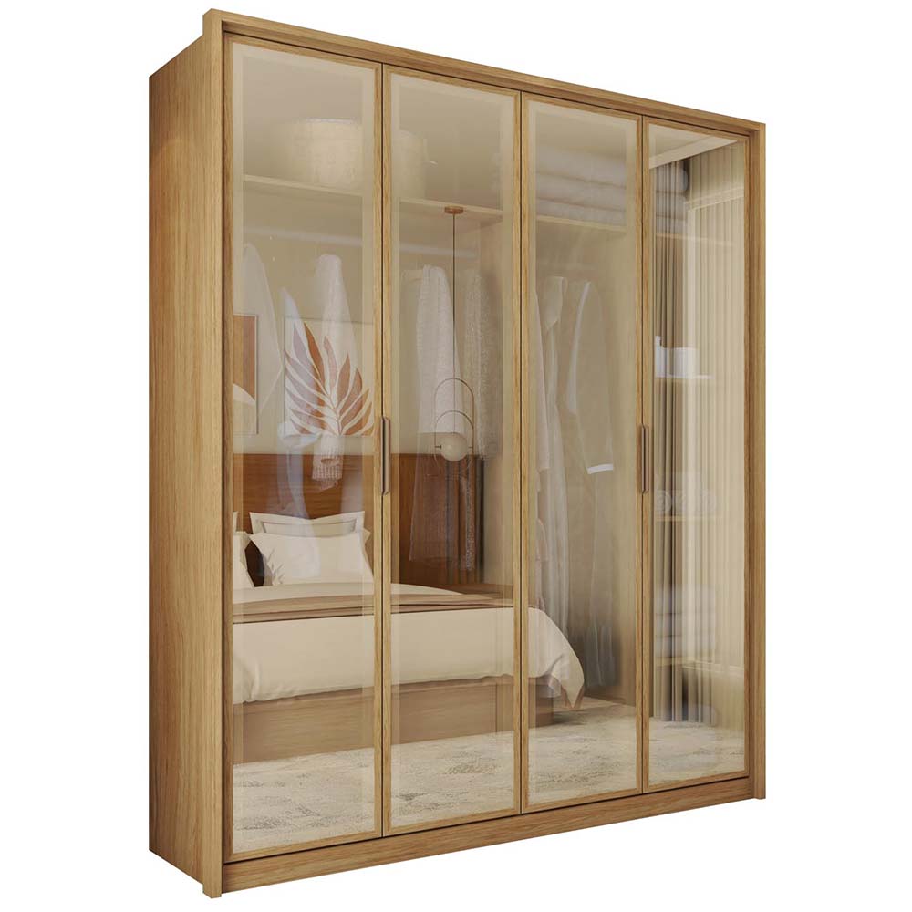 closet com porta de vidro