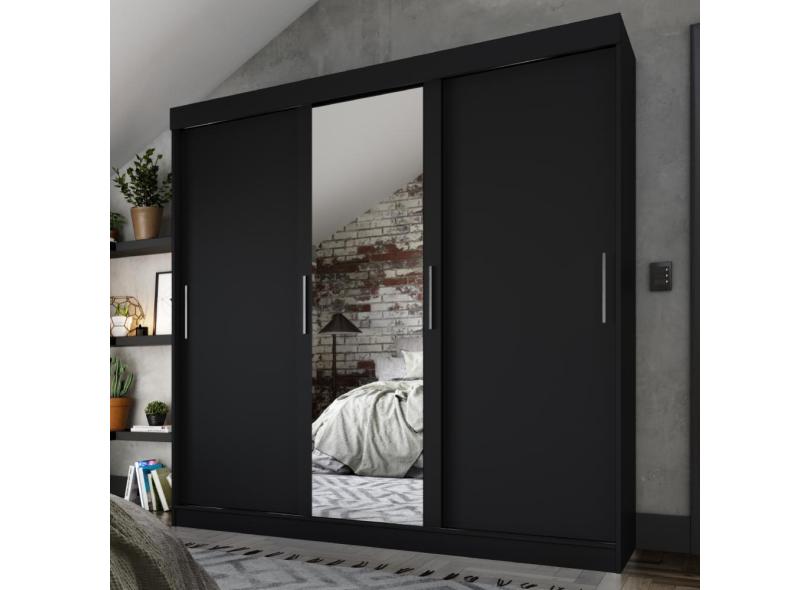 guarda roupa preto fosco