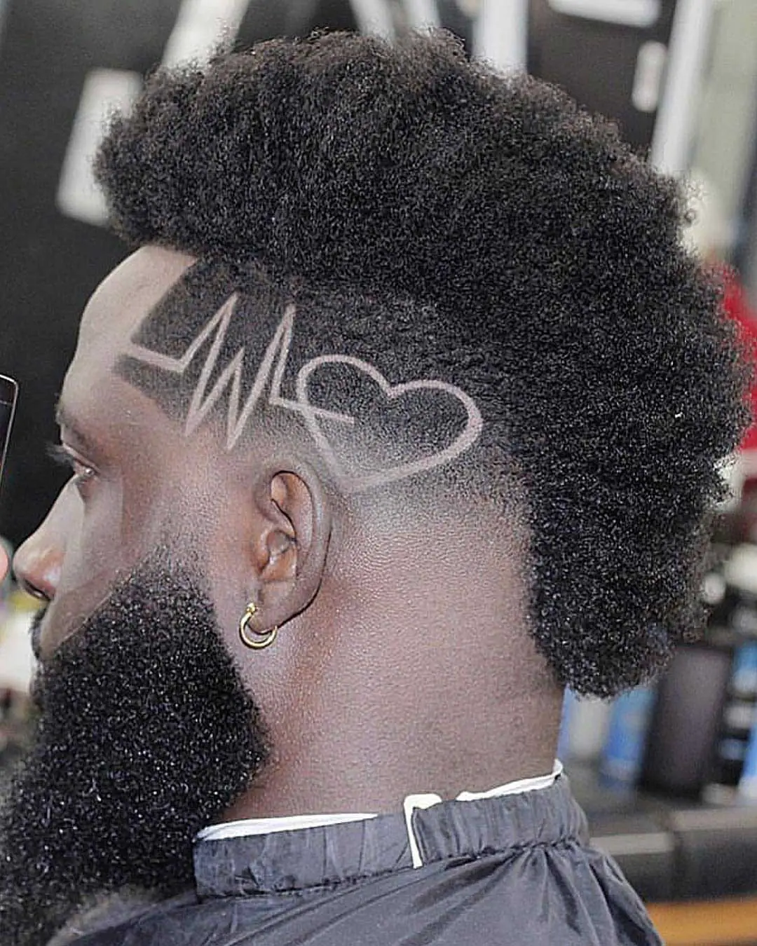 creative haircut patterns