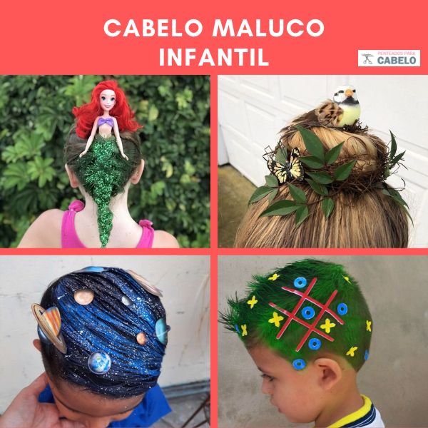 ideias de cabelo maluco para menino 7