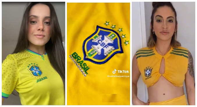customizar camiseta seleção brasileira