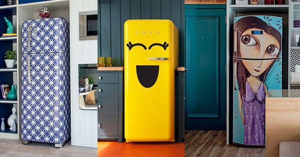 envelopar geladeira com papel contact passo a passo
