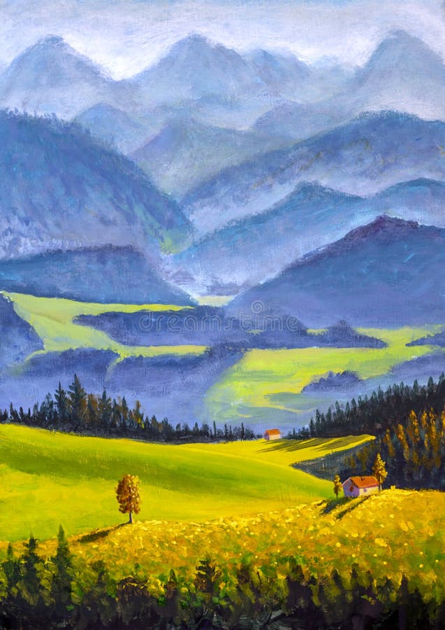 pintura em tela fácil