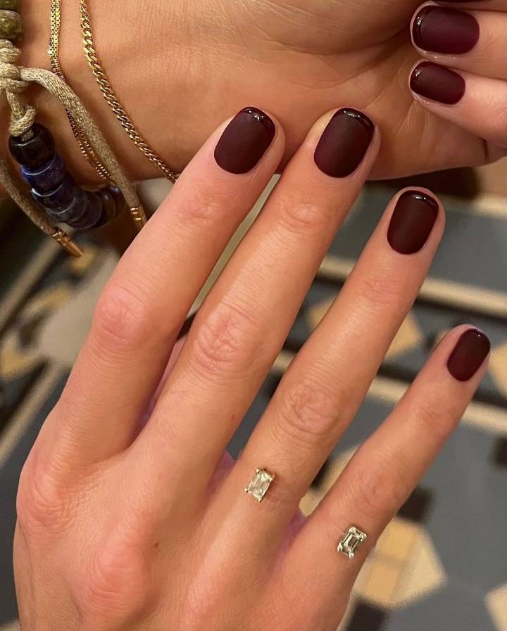 esmalte que combina com unha curta