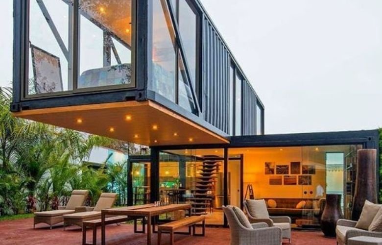 inspiração casa container