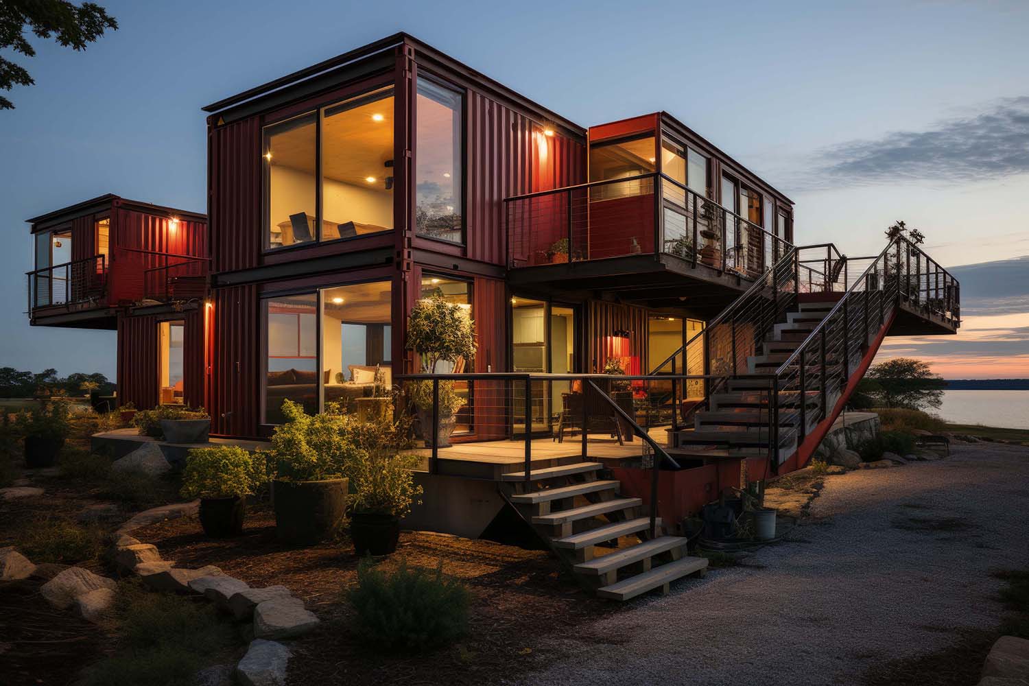 construção casa container