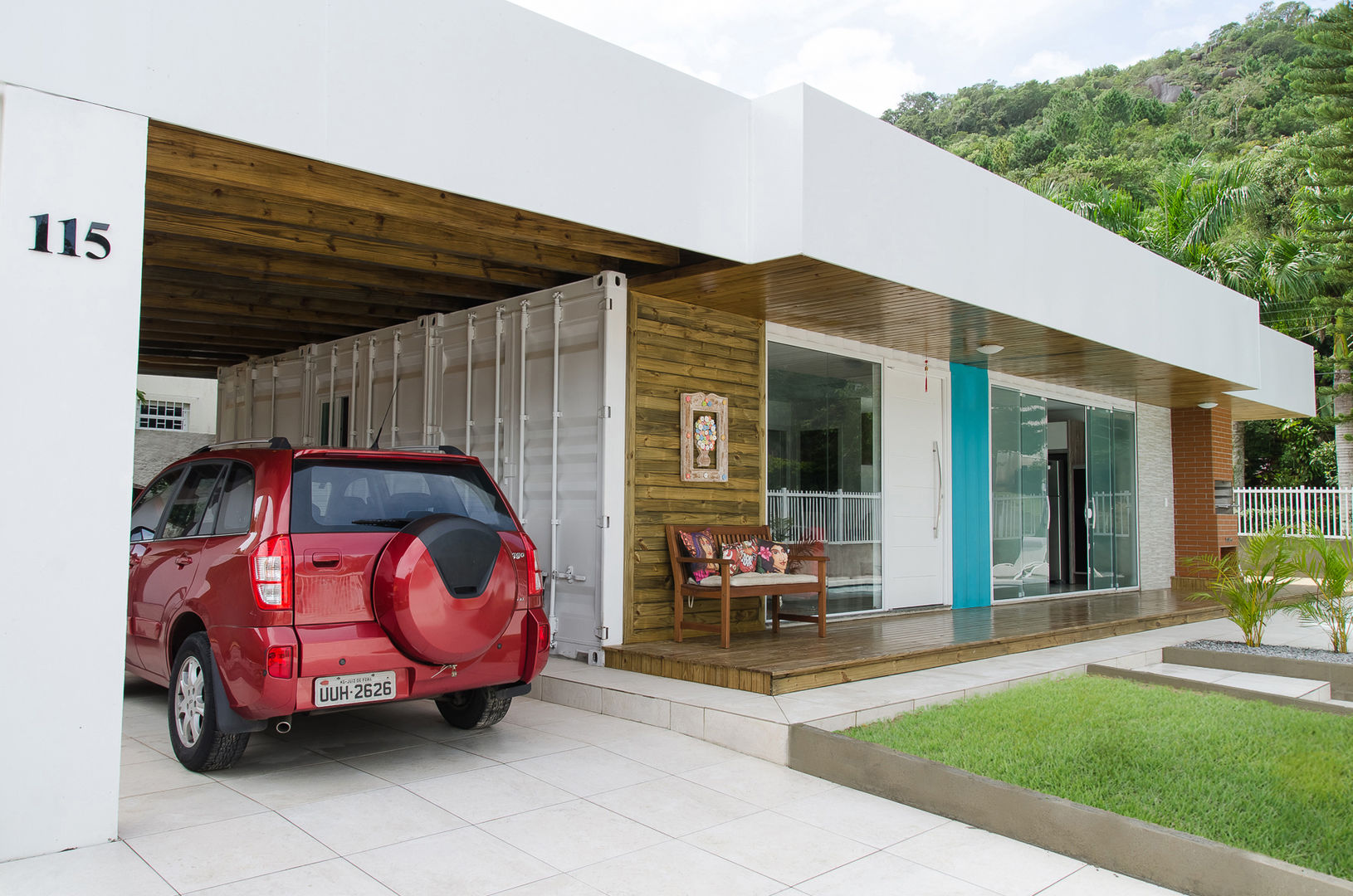 ideias interiores casa container