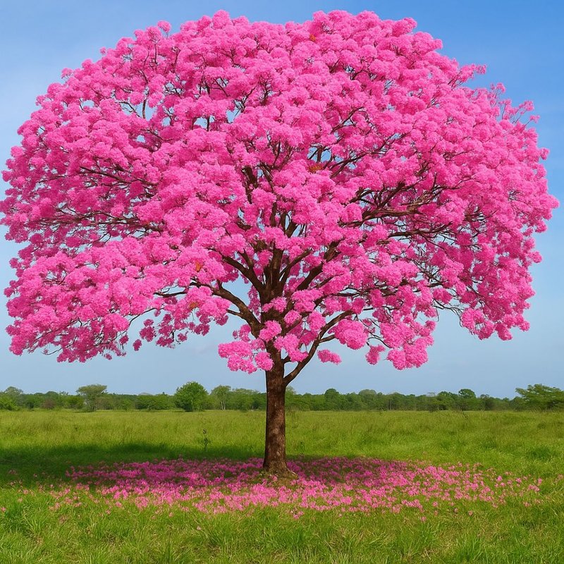 como planejar jardim com ipê rosa