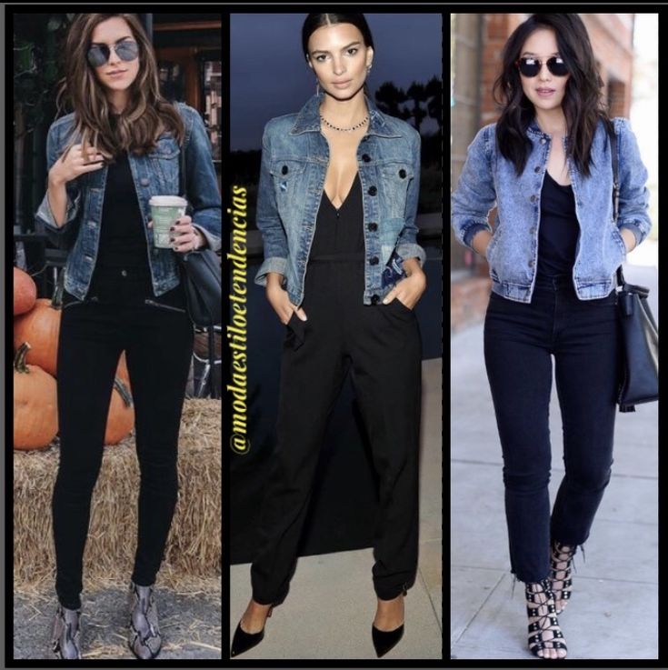 jaqueta jeans preta oversized