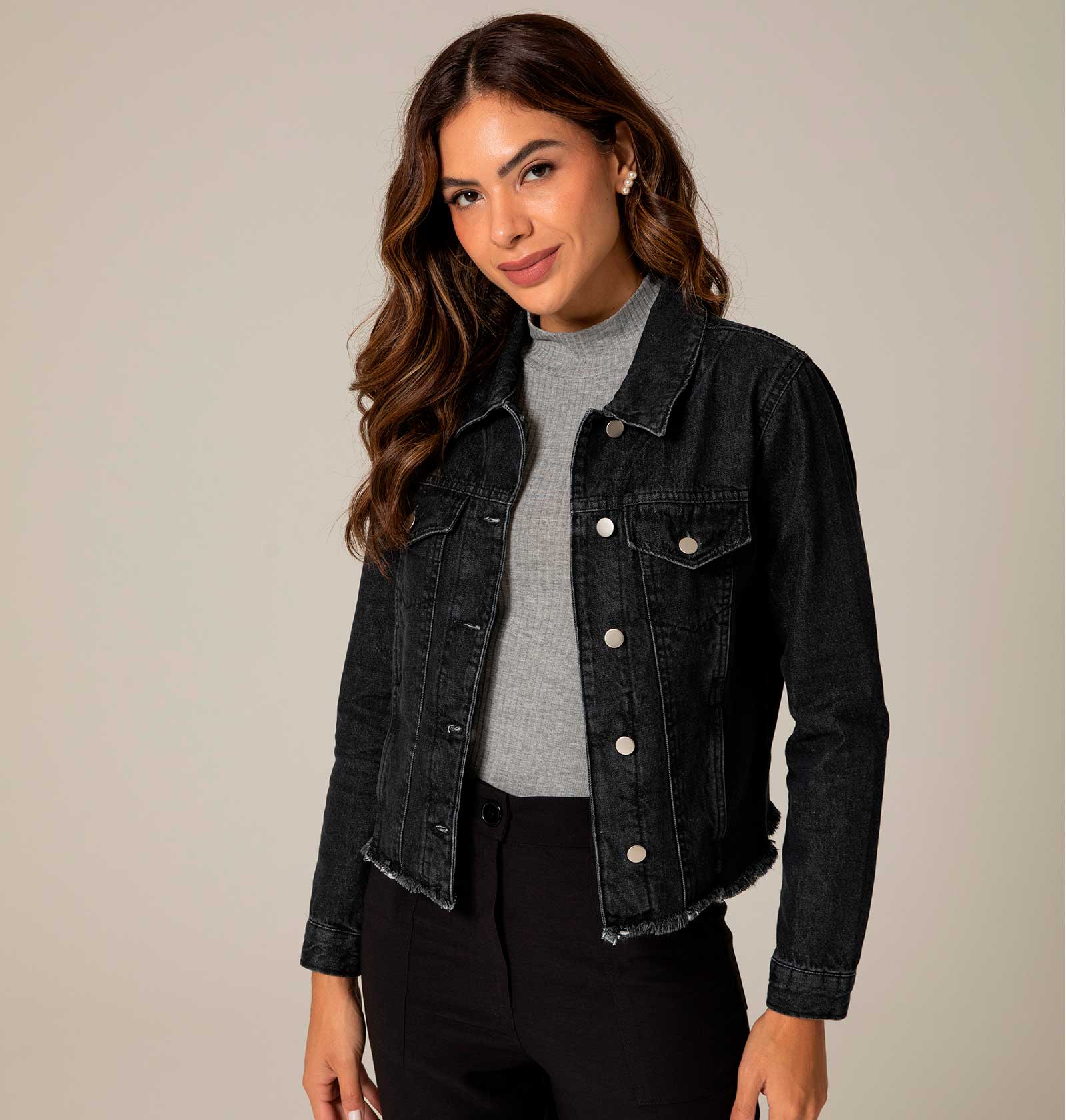 jaqueta jeans preta dicas