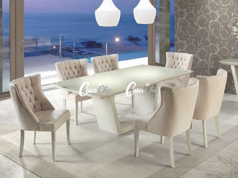 mesa retangular 6 lugares