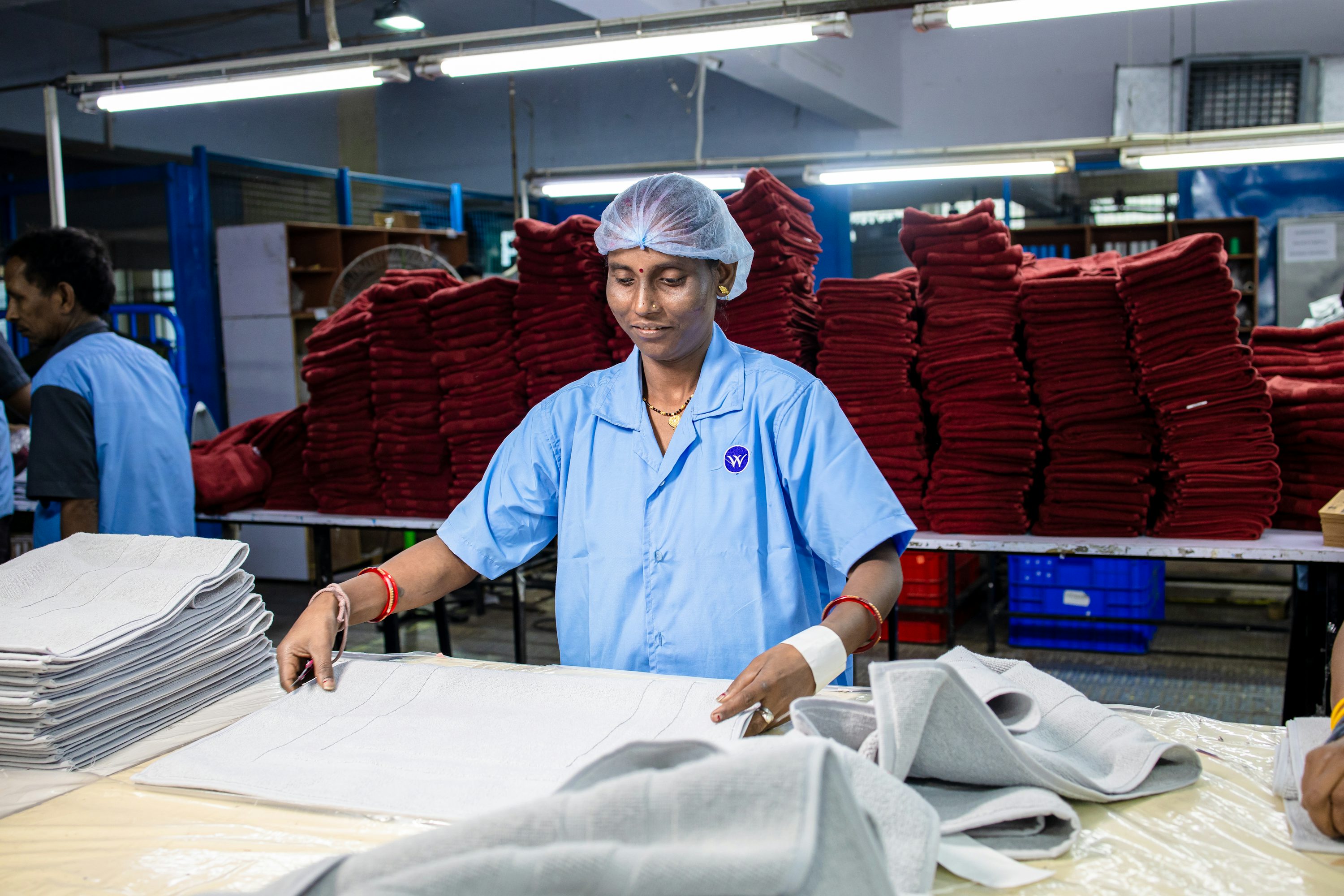 lavagem industrial de tecidos