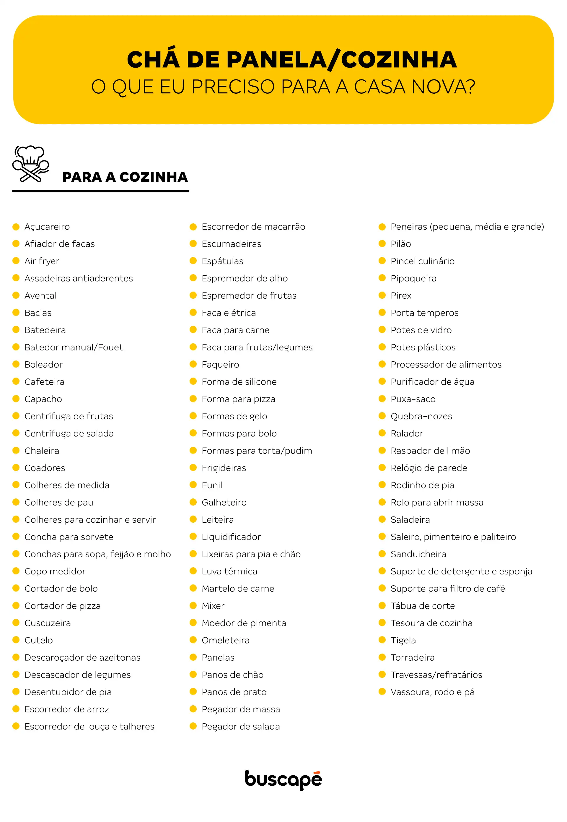 organizar chá de panela online