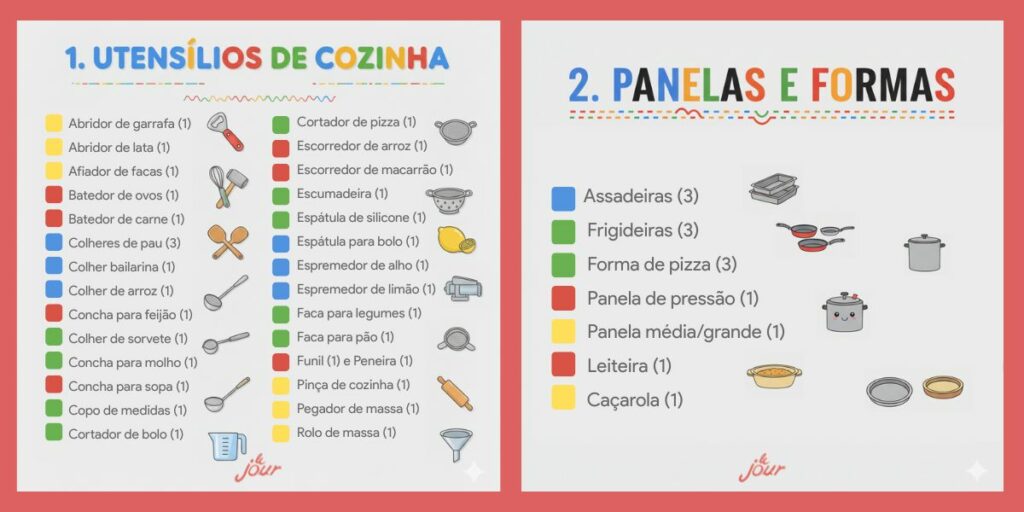 melhor site para lista de chá de panela