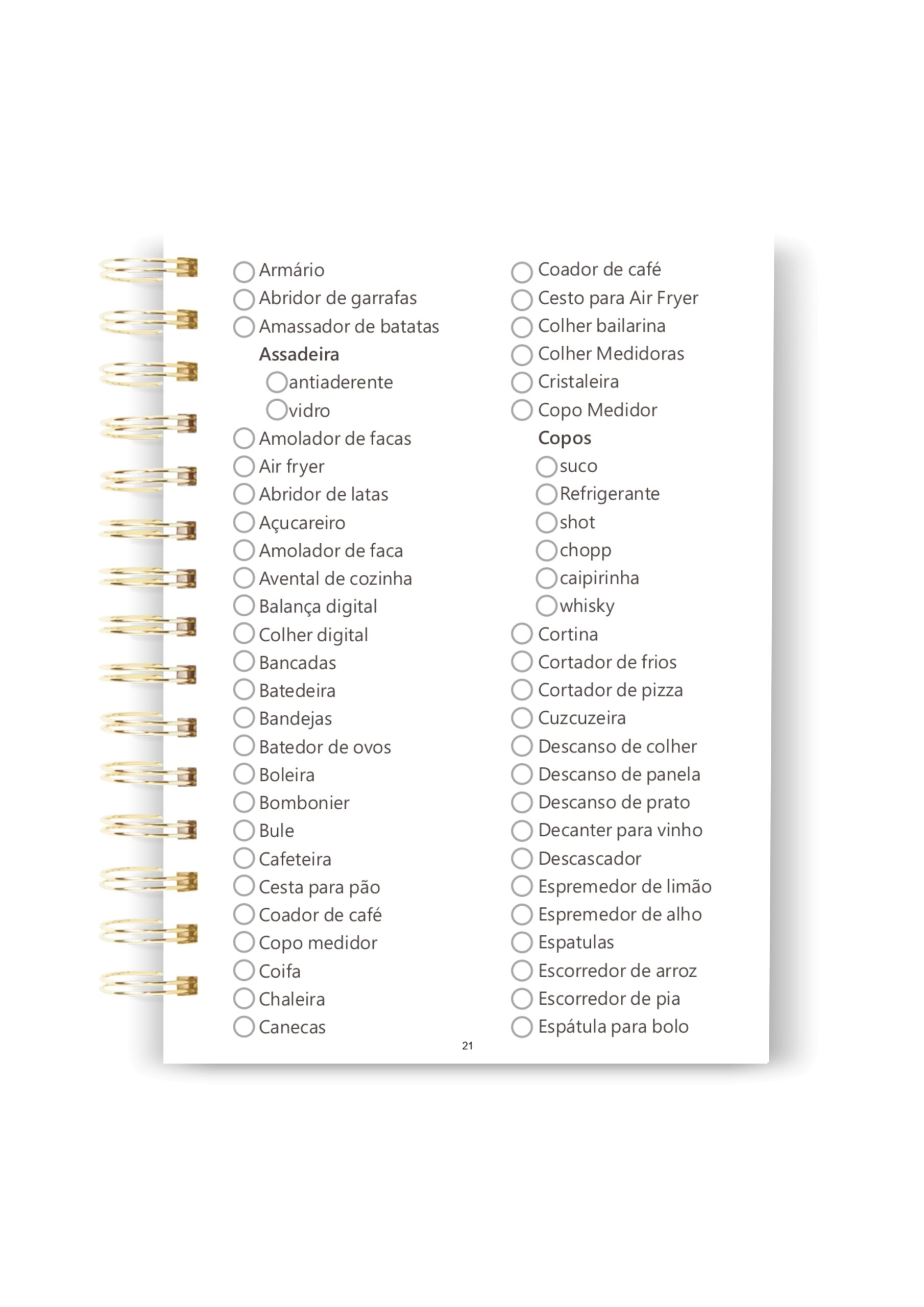 itens essenciais para casa nova pdf