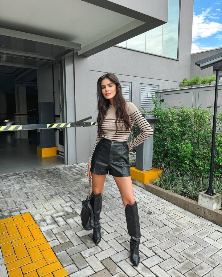 botas com short