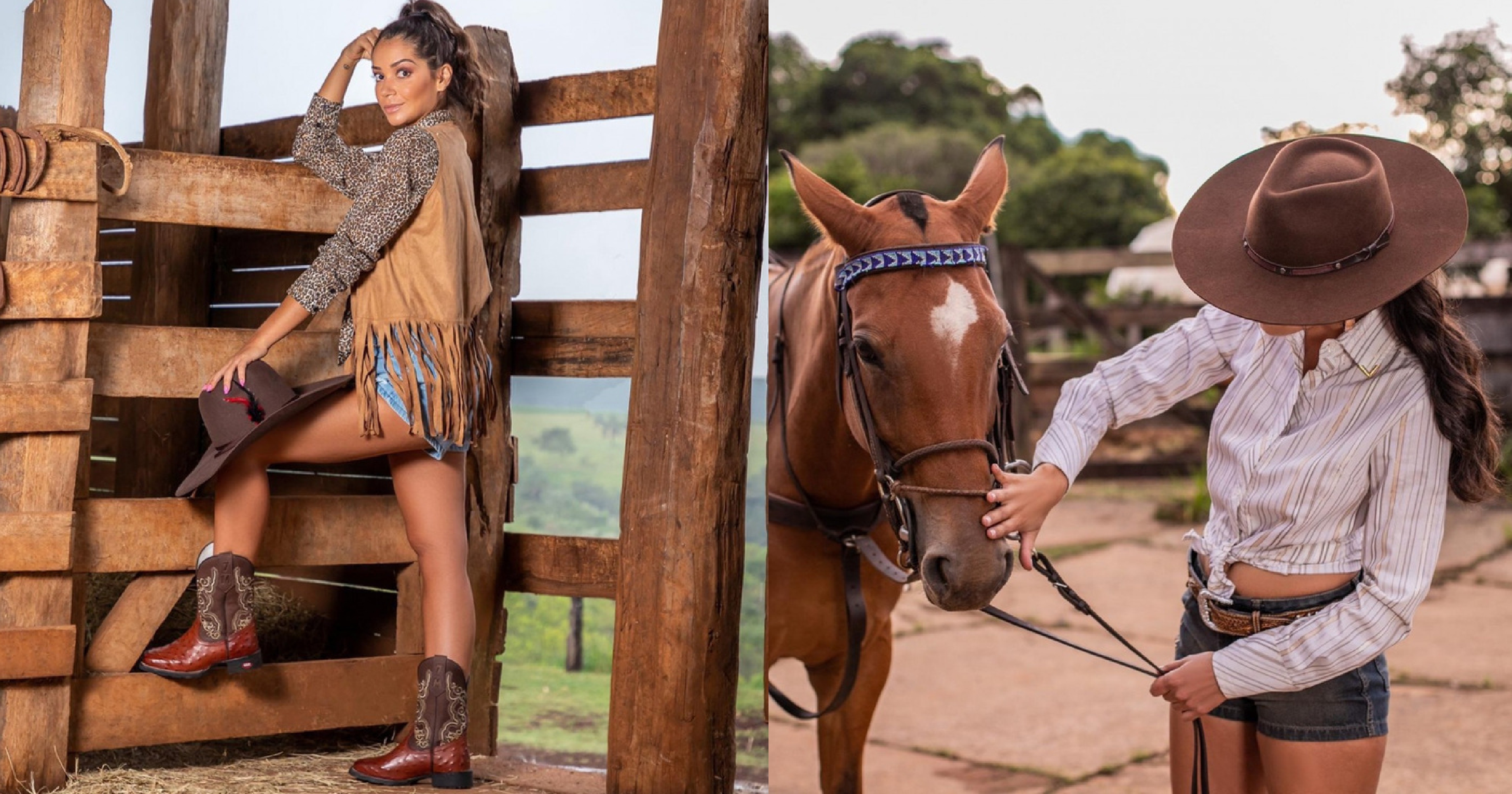 roupa country para mulher