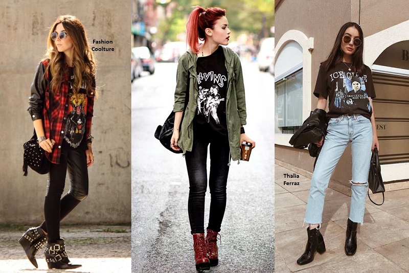 look rocker feminino