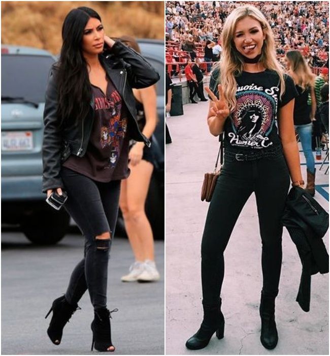 couro no look do dia