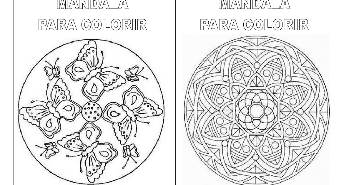 mandalas para lápis de cor