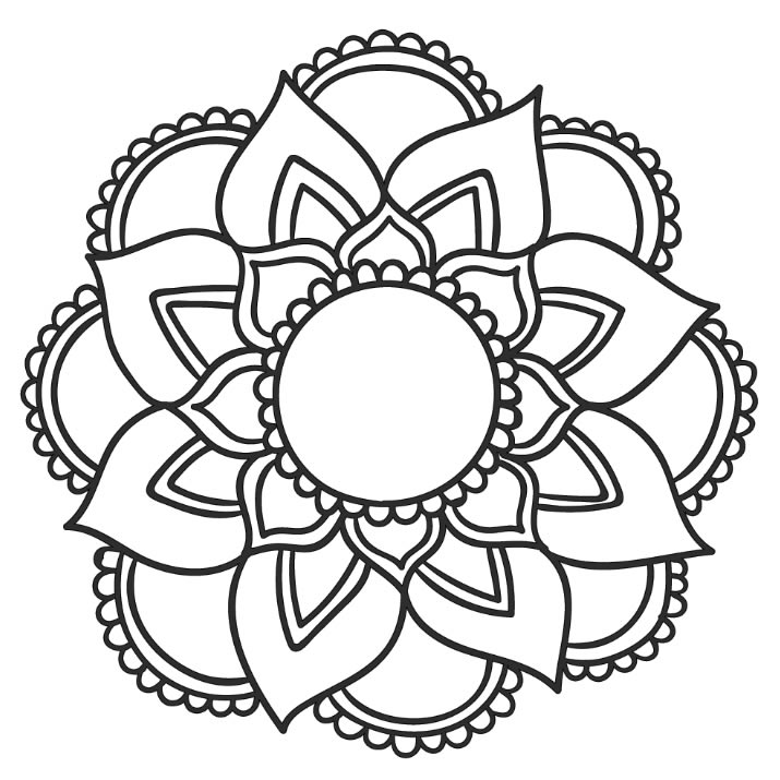 mandalas para colorir e imprimir