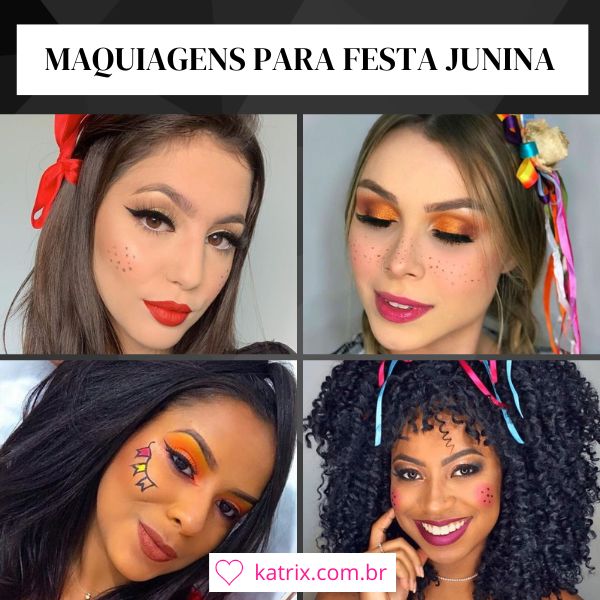 maquiagem infantil são joão