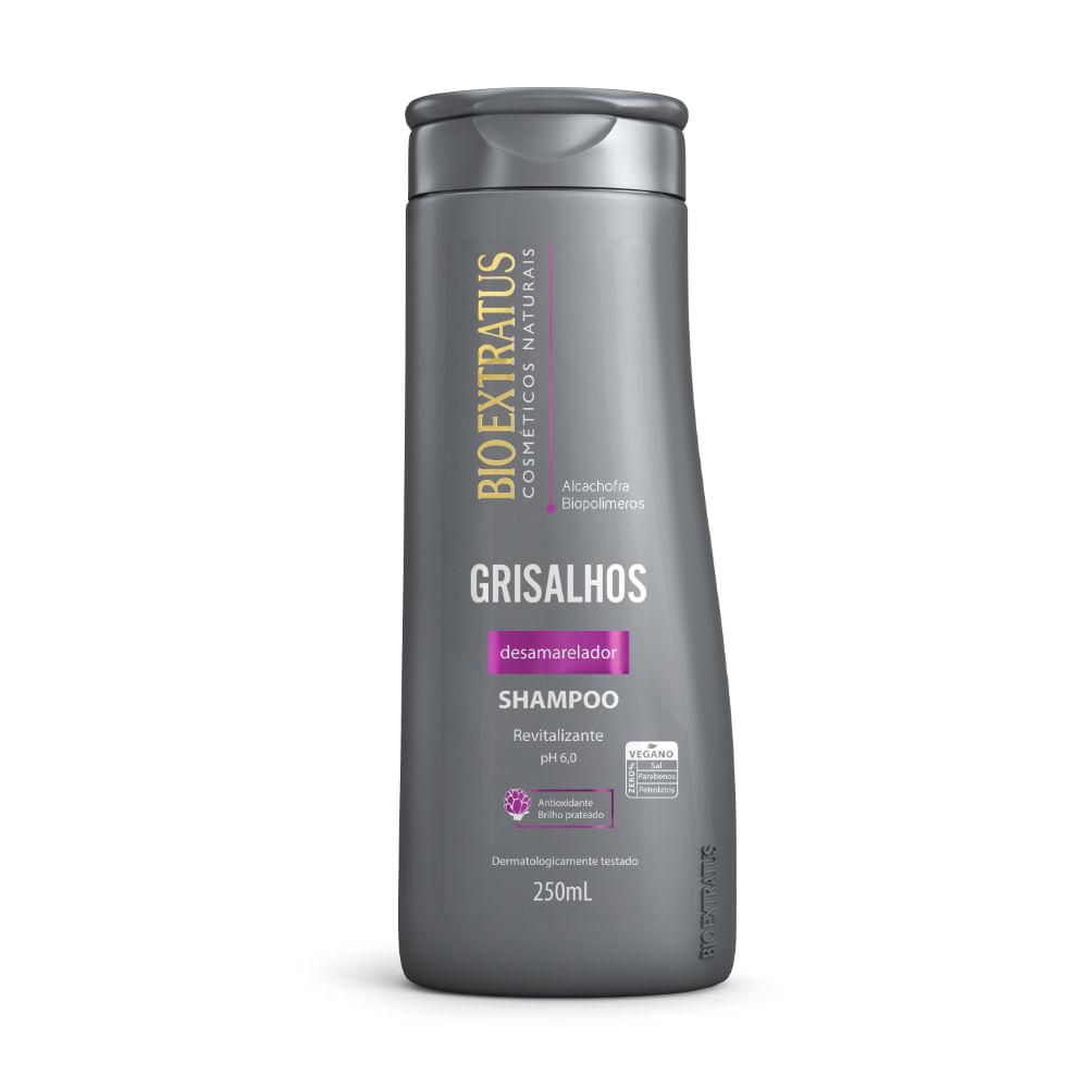 Shampoo matizador para cabelos brancos
