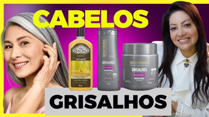 Shampoo para fios grisalhos