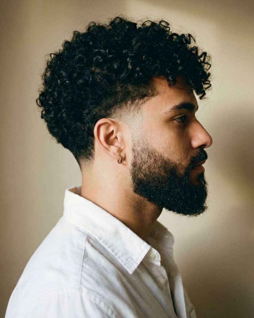 cortes de cabelo masculino para cachos
