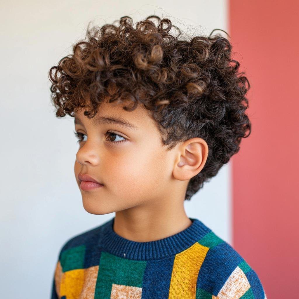 finalização cabelo cacheado masculino