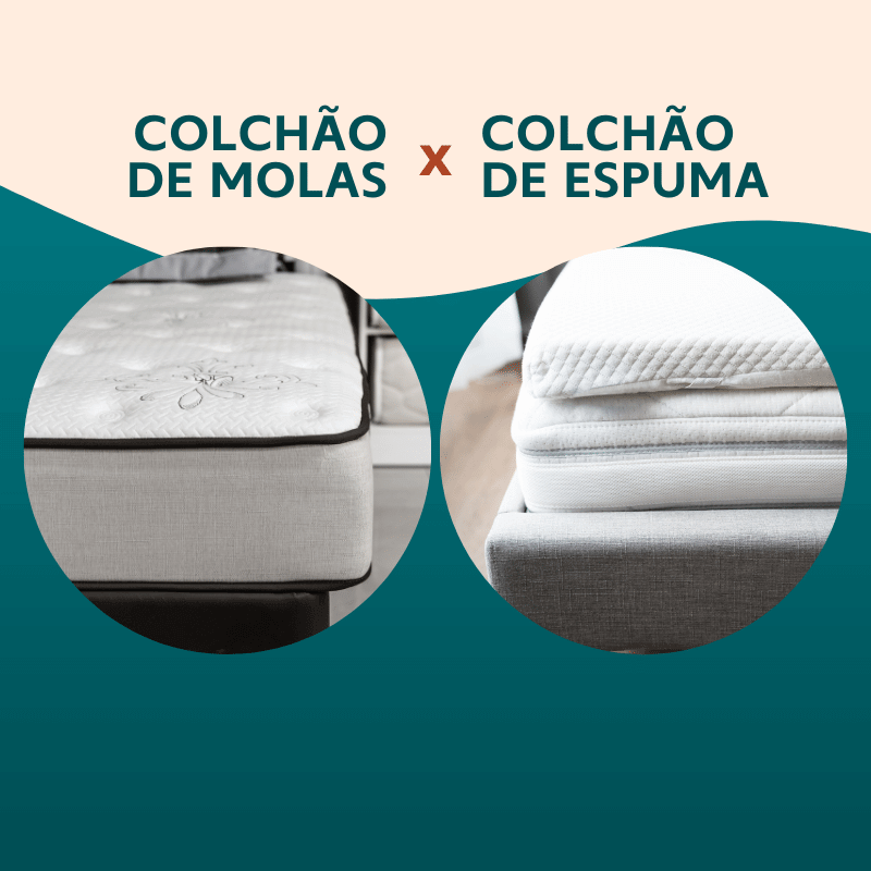colchão molas ensacadas vs espuma