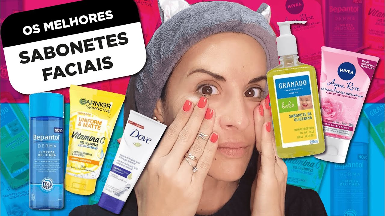 gel de limpeza facial