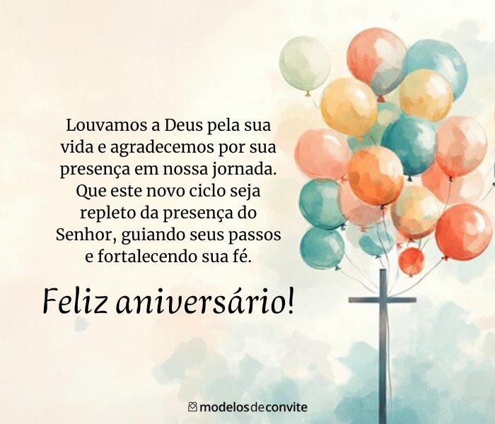 desejos de aniversário para evangélicos