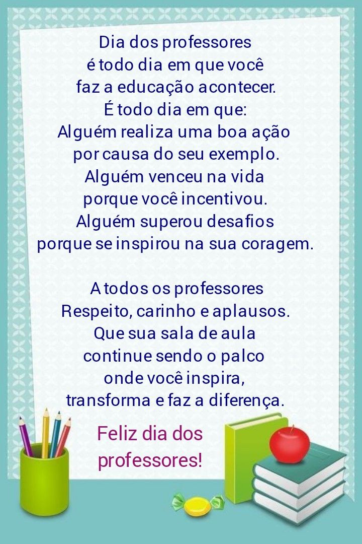 frases dia dos professores emocionantes