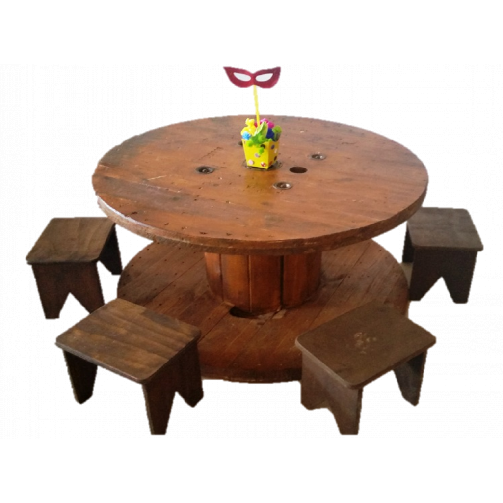 mesa de carretel moderna