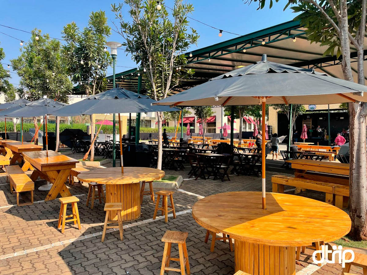 mesa de bar carretel