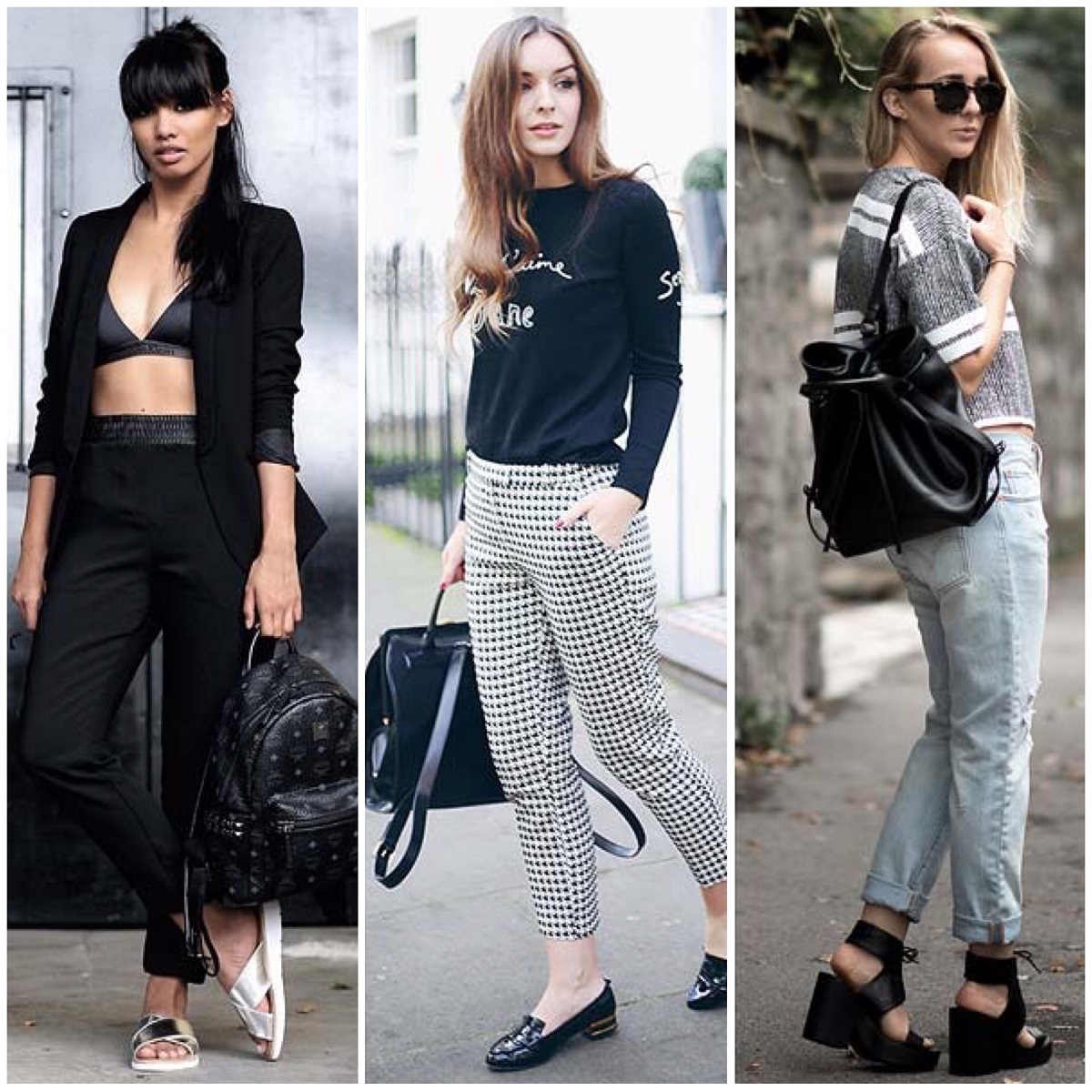 Looks com mochila esportiva