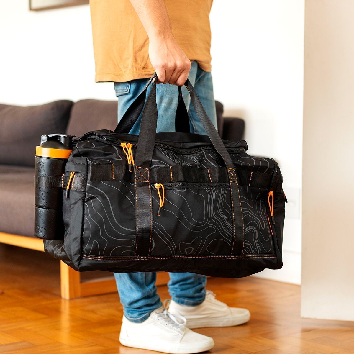 Mochila de academia masculina looks