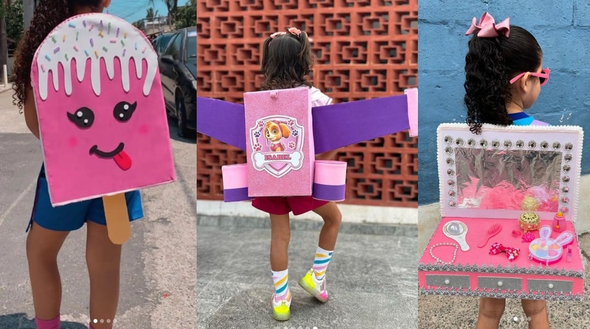 mochila criativa