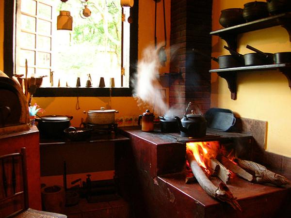 fogão a lenha com forno